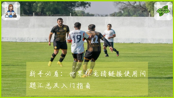 新手必看：世界杯竞猜链接使用问题汇总及入门指南